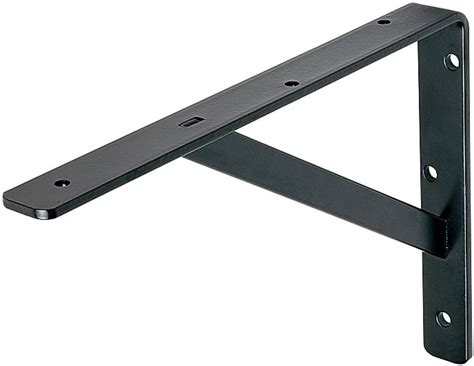 Black HD Steel Shelf Bracket, 19